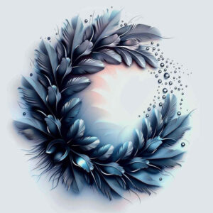 feather-drawing-subtle-motif-for-knee – tattoo design ideas free ai generated – Gallery: feathers-inkby-ai