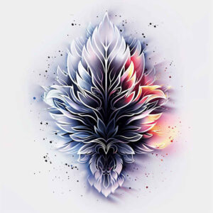 feather-fine-tattoo – tattoo design ideas free ai generated – subtle-shape – for-back-shoulder – Gallery: feathers-inkby-ai