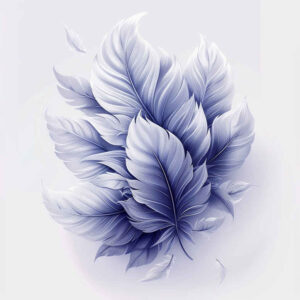 feather – tattoo design ideas free ai generated – plain – for-chest – Gallery: feathers-inkby-ai