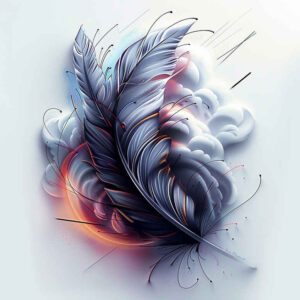 feather-light – tattoo design ideas free ai generated – open-space – for-lower-back – Gallery: feathers-inkby-ai
