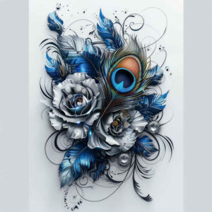 feather-delicate-tattoo-pure-design-for-sternum – tattoo design ideas free ai generated – Gallery: feathers-inkby-ai