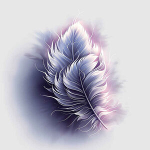 feather-with-contour – tattoo design ideas free ai generated – gentle – for-shin – Gallery: feathers-inkby-ai