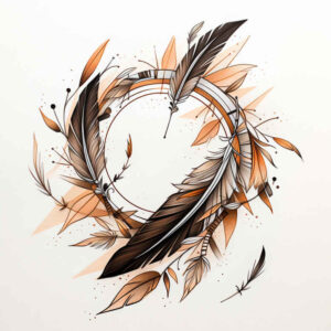 feather-elegant-tattoo-open-space-for-stomach – tattoo design ideas free ai generated – Gallery: feathers-inkby-ai
