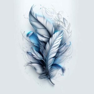 feather-tattoo-design-pure-design-for-shin – tattoo design ideas free ai generated – Gallery: feathers-inkby-ai
