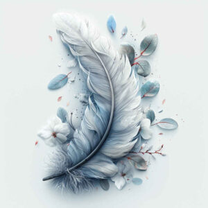 feathers tattoo design ideas soft curve airy embodying determination