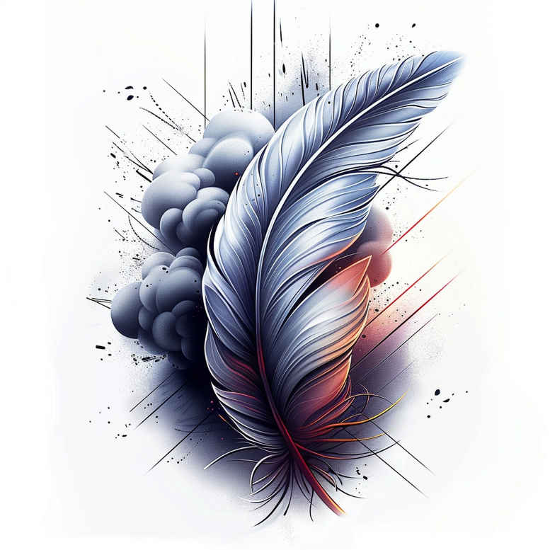 feathers tattoo design ideas unembellished bird feathers embodying perseverance