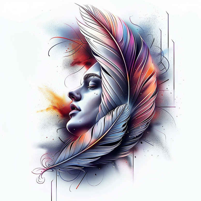 feathers tattoo design ideas lightweight bird feathers for lower leg