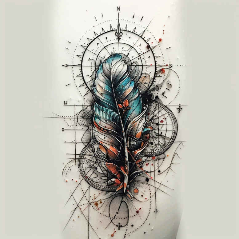 feathers tattoo design ideas tiny detail bird feathers symbol of endurance