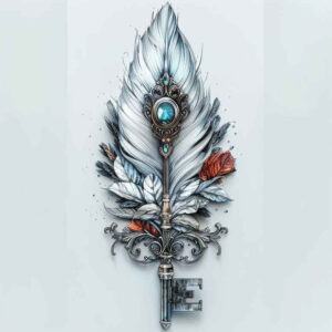 feathers tattoo design ideas point minimal bird feathers symbolising strength