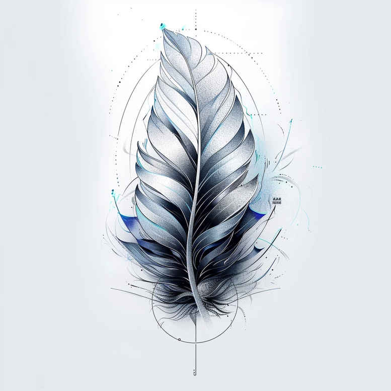 feathers tattoo design ideas subtle shape delicate for upper thigh