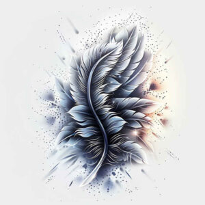 feathers tattoo design ideas discreet ink detailed edges symbolising determination