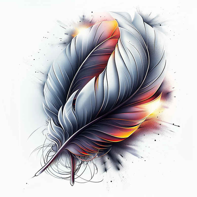 feathers tattoo design ideas modest detailed texture meaning resilience