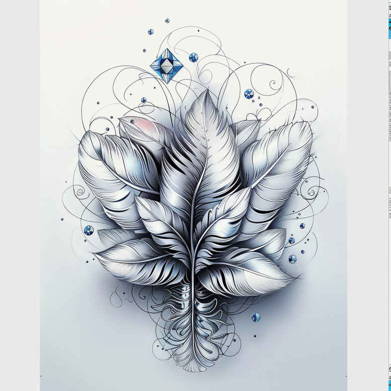 feathers tattoo design ideas precise elegant for upper shoulder