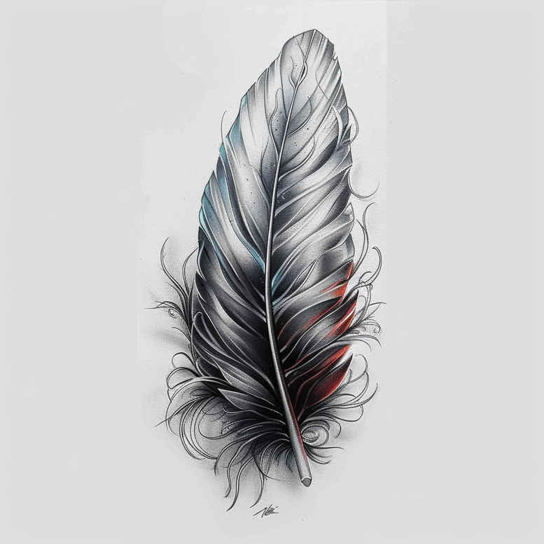 feathers tattoo design ideas no excess feather barbs for back shoulder