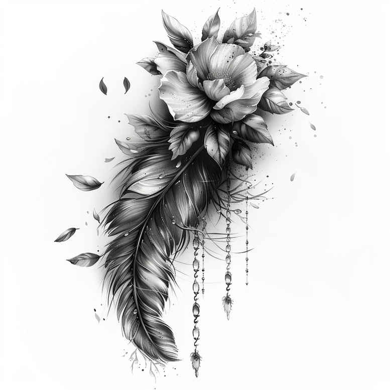 feathers tattoo design ideas subtle feather barbs meaning endurance
