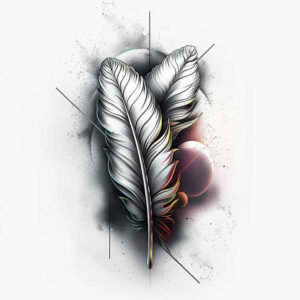 feathers tattoo design ideas pinprick feather shaft for behind ear