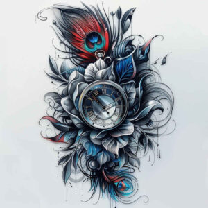 feathers tattoo design ideas no shading feather shaft for thigh