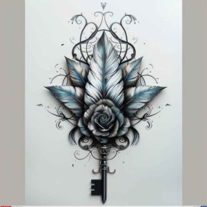 feathers tattoo design ideas no excess feather shaft represents resilience