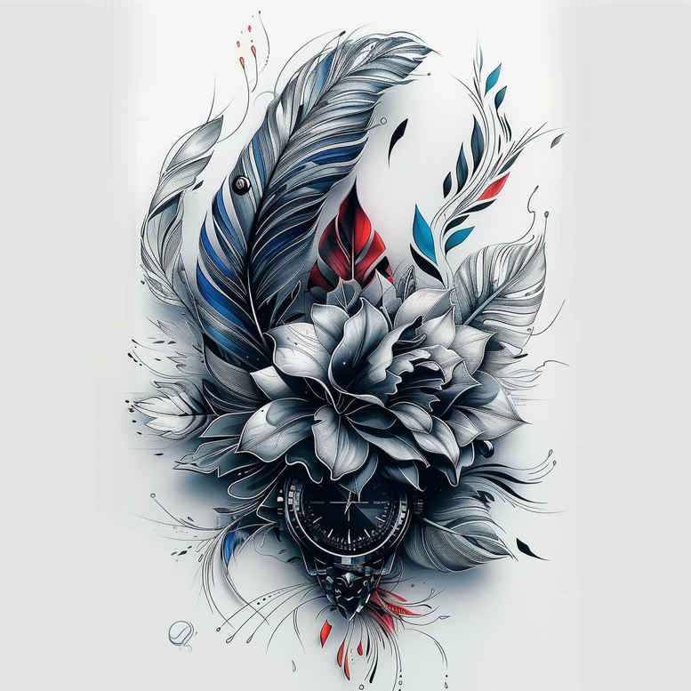 feathers tattoo design ideas minimalist script feather shaft symbol of strength