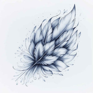 feathers tattoo design ideas bare feather tips for upper thigh