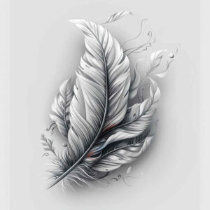 feathers tattoo design ideas short stroke fine detail for heel