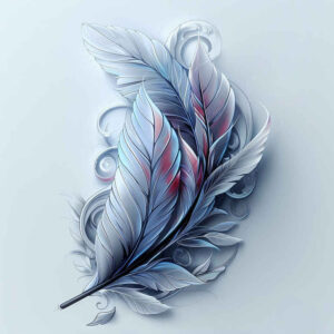 feathers tattoo design ideas simple dot fine detail for palm