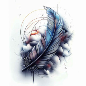 feathers tattoo design ideas point minimal flowing lines for hand