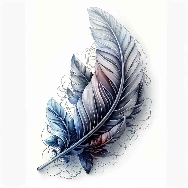feathers tattoo design ideas petite flowing shows resilience
