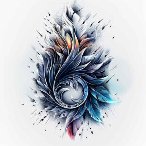 feathers tattoo design ideas clean shape fluttering represents strength