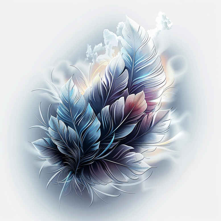 feathers tattoo design ideas unembellished fluttering stands for strength