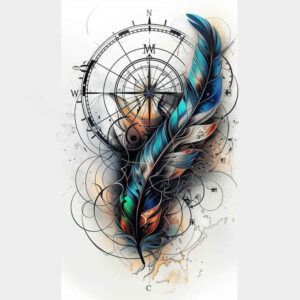 feathers tattoo design ideas bare graceful for biceps