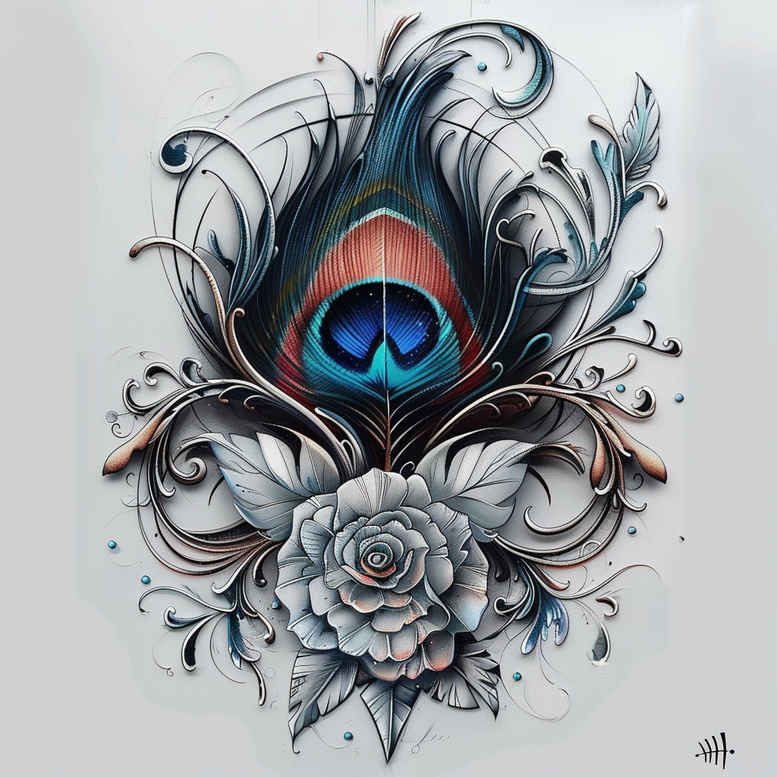feathers tattoo design ideas micro art graceful for shoulder