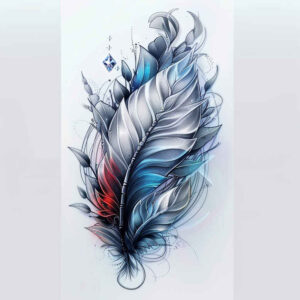 feathers tattoo design ideas pristine graceful symbol of strength