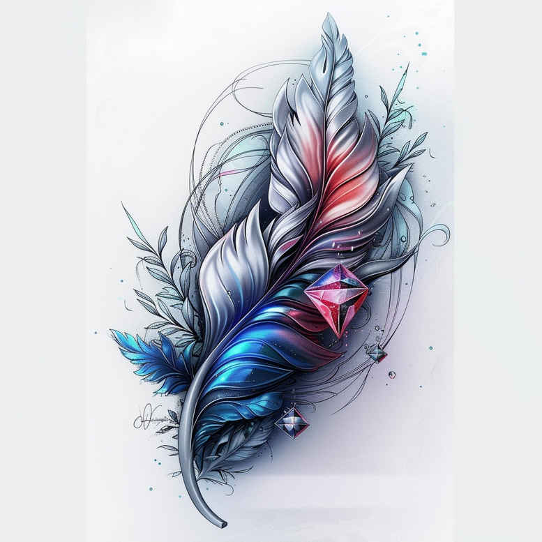 feathers tattoo design ideas unadorned intricate resilience and power