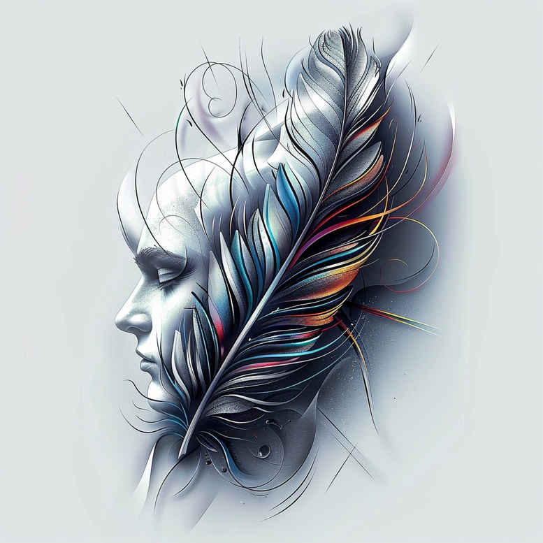 feathers tattoo design ideas point minimal intricate shows perseverance