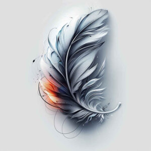feathers tattoo design ideas dotwork natural for outer arm