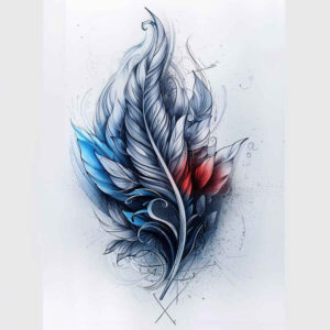 feathers tattoo design ideas gentle angle natural stands for courage