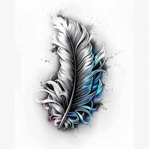 feathers tattoo design ideas tiny detail naturalistic embodying resilience