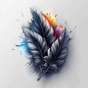 feathers tattoo design ideas small detail organic for ribs
