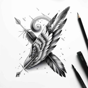 feathers tattoo design ideas soft curve organic for side torso