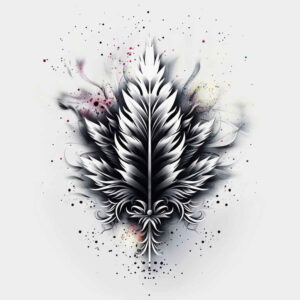 feathers tattoo design ideas uncluttered ornamental for triceps