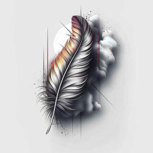 feathers tattoo design ideas micro design shading embodying resilience