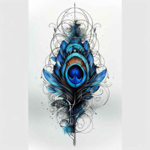 feathers tattoo design ideas clean shape shading embodying resilience