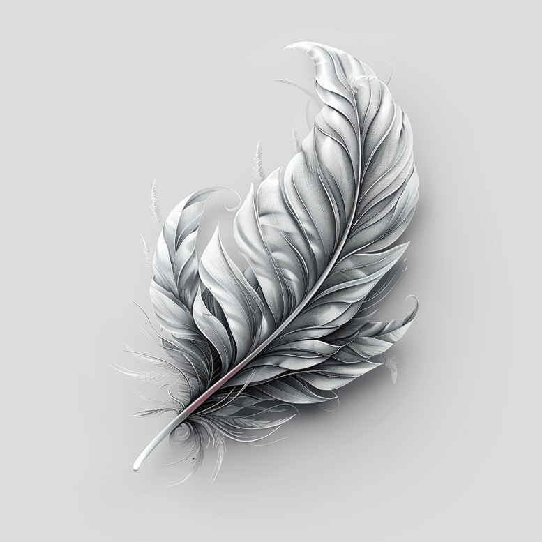 feathers tattoo design ideas quiet art shading represents determination