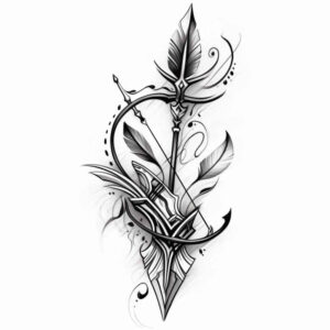 feathers tattoo design ideas negative space shadow play for collarbone