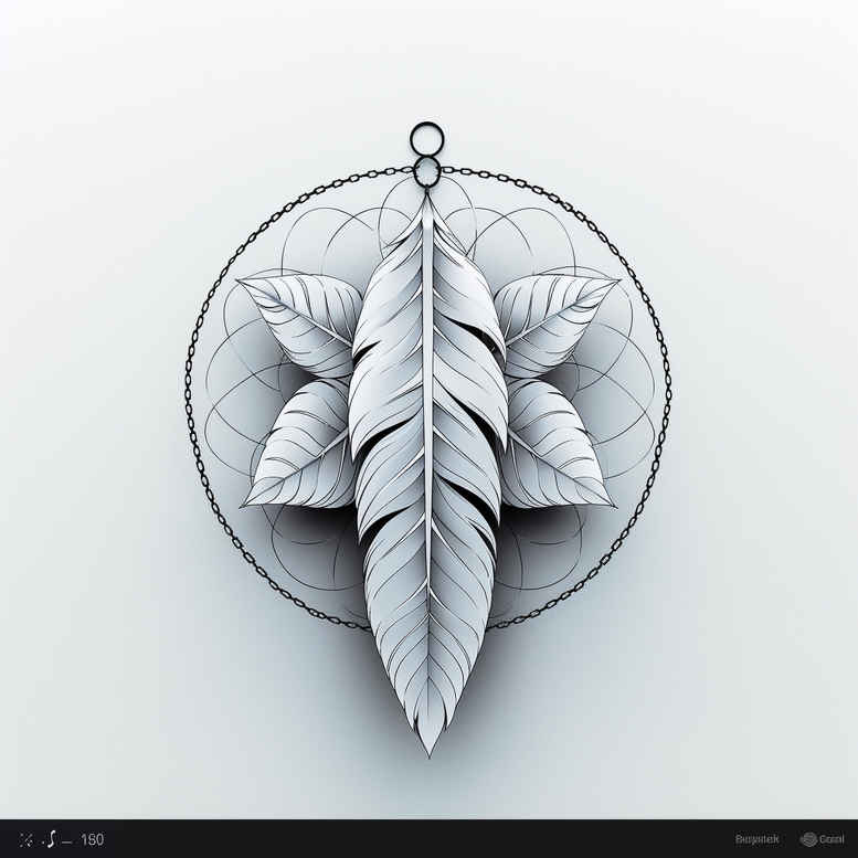 feathers tattoo design ideas compact smooth symbolising endurance