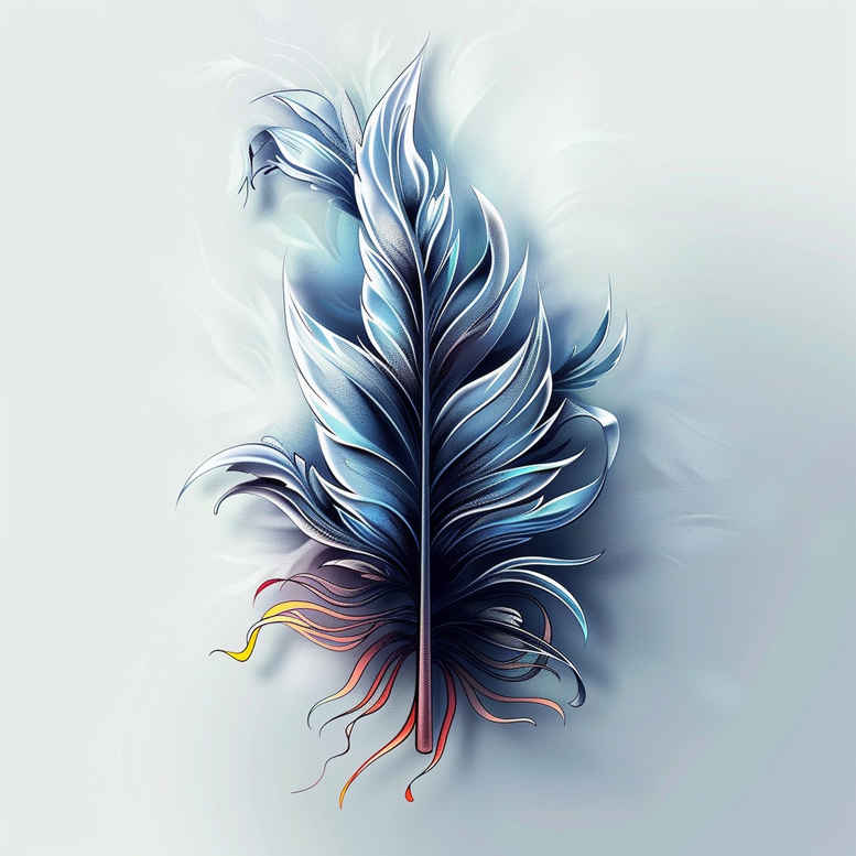feathers tattoo design ideas quiet art soft shading for upper back