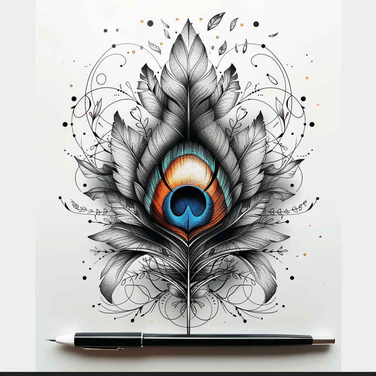 feathers tattoo design ideas unembellished soft shading meaning strength