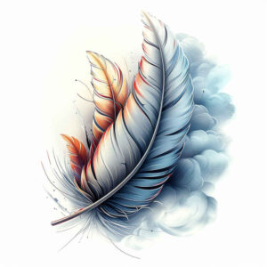 feathers tattoo design ideas tiny motif spiritual for behind ear