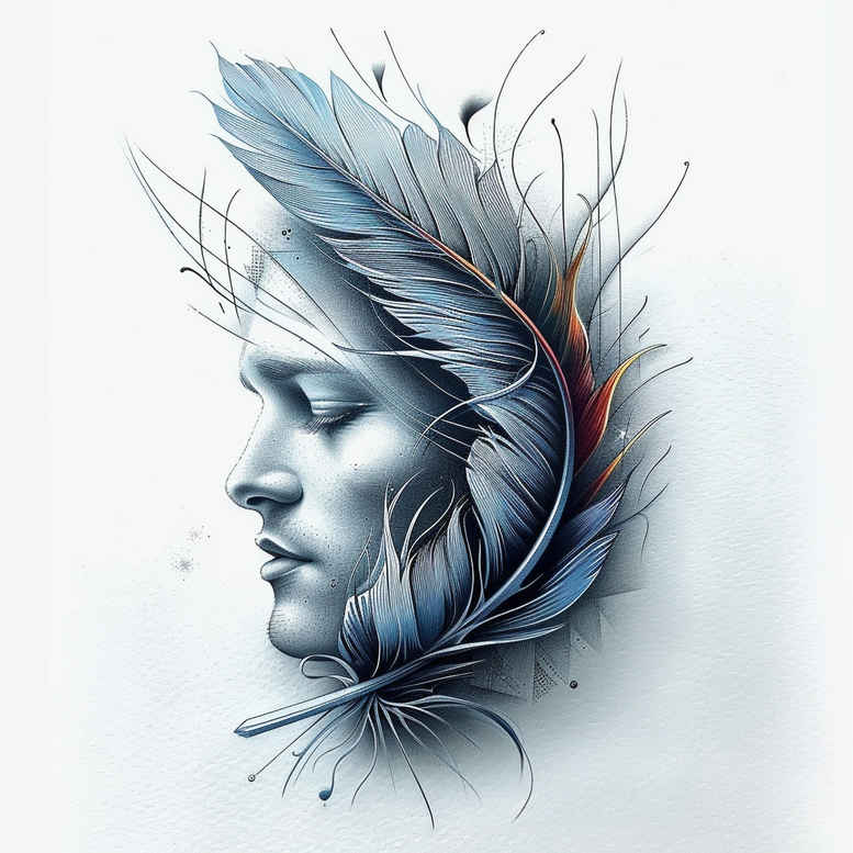 feathers tattoo design ideas little tattoo subtle gradients represents strength